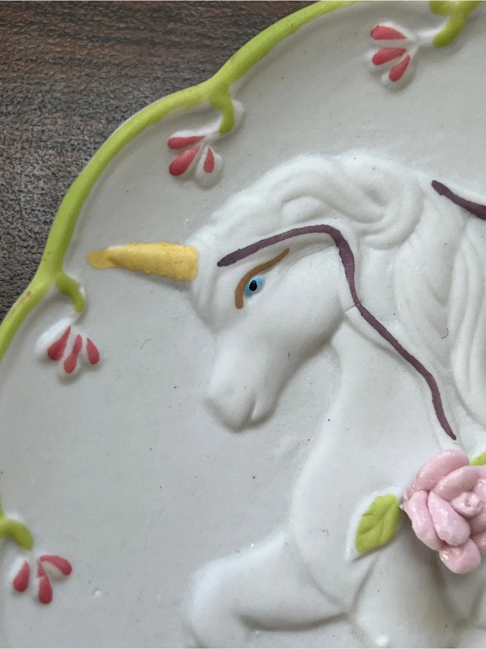Vintage Unicorn Jewelry/Trinket Dish